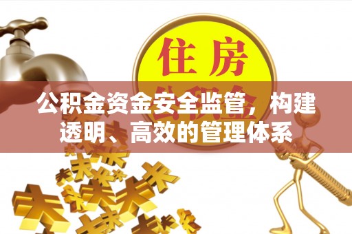 平凉公积金资金安全监管，构建透明、高效的管理体系