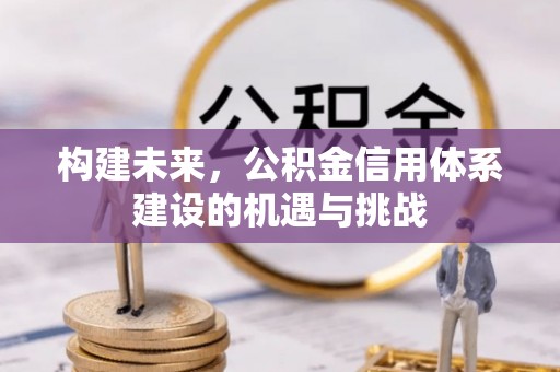 平凉构建未来，公积金信用体系建设的机遇与挑战