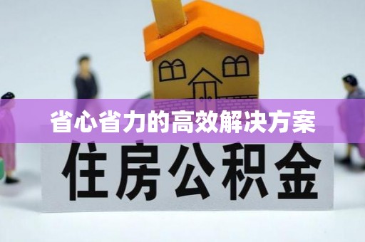 平凉省心省力的高效解决方案