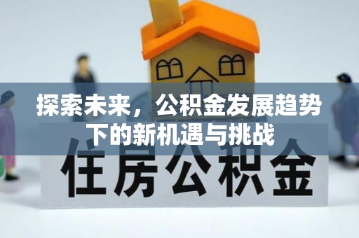 平凉探索未来，公积金发展趋势下的新机遇与挑战