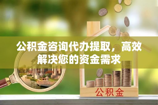 平凉公积金咨询代办提取，高效解决您的资金需求