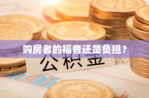平凉购房者的福音还是负担？