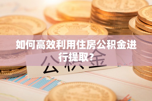 平凉如何高效利用住房公积金进行提取？